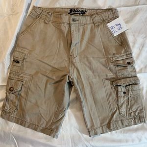 Plugg khaki cargo shorts sz31